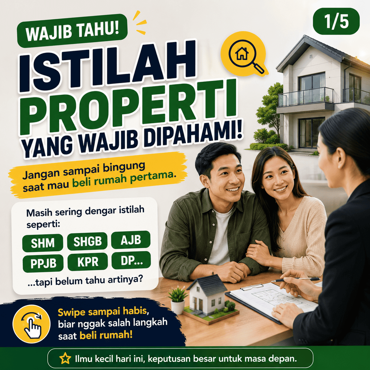 Istilah Properti yang Wajib Dipahami Sebelum Beli Rumah 1 Istilah Properti yang Wajib Dipahami Sebelum Membeli Rumah