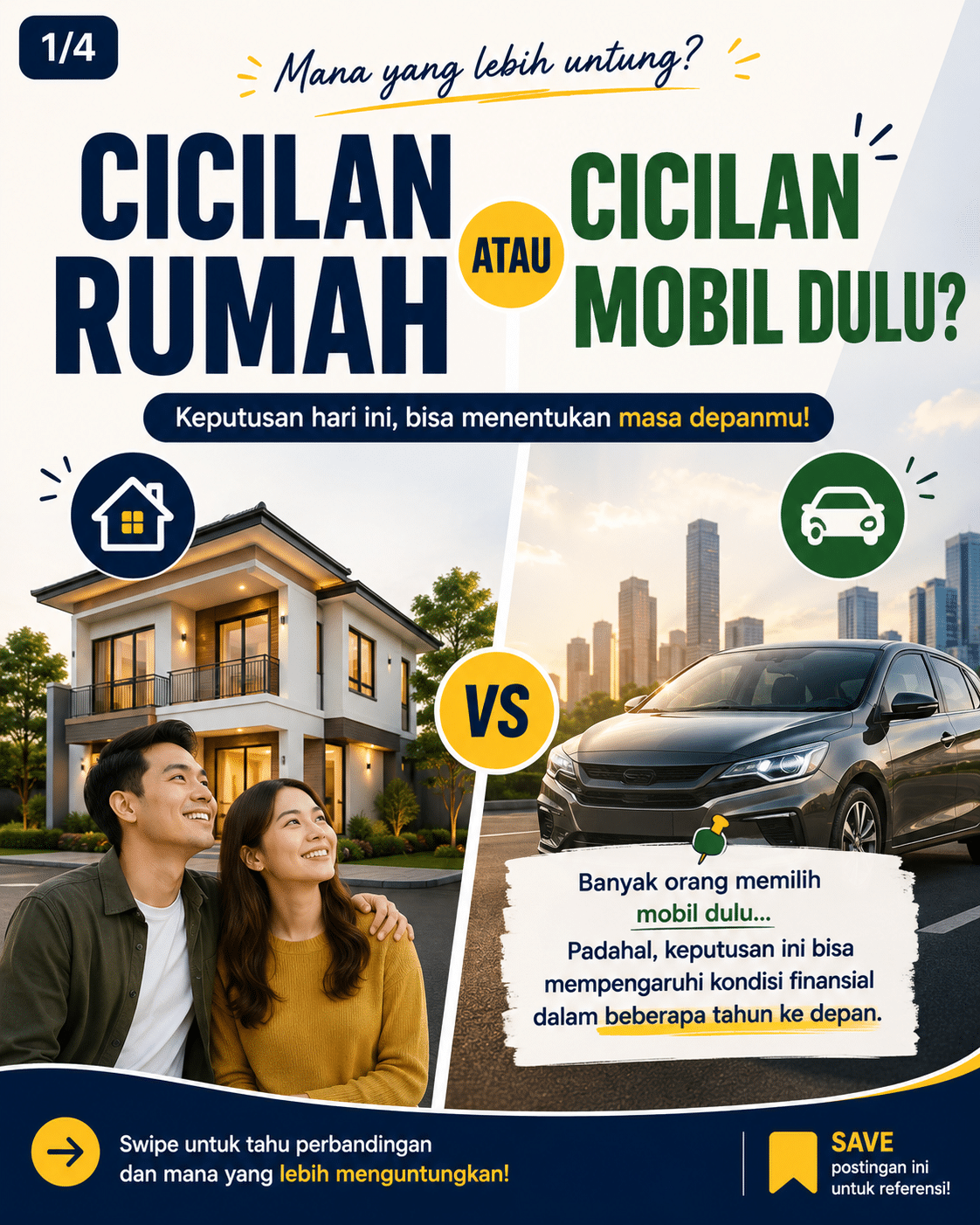 Cicilan Rumah atau Cicilan Mobil Dulu? 1 Cicilan Rumah atau Cicilan Mobil Dulu