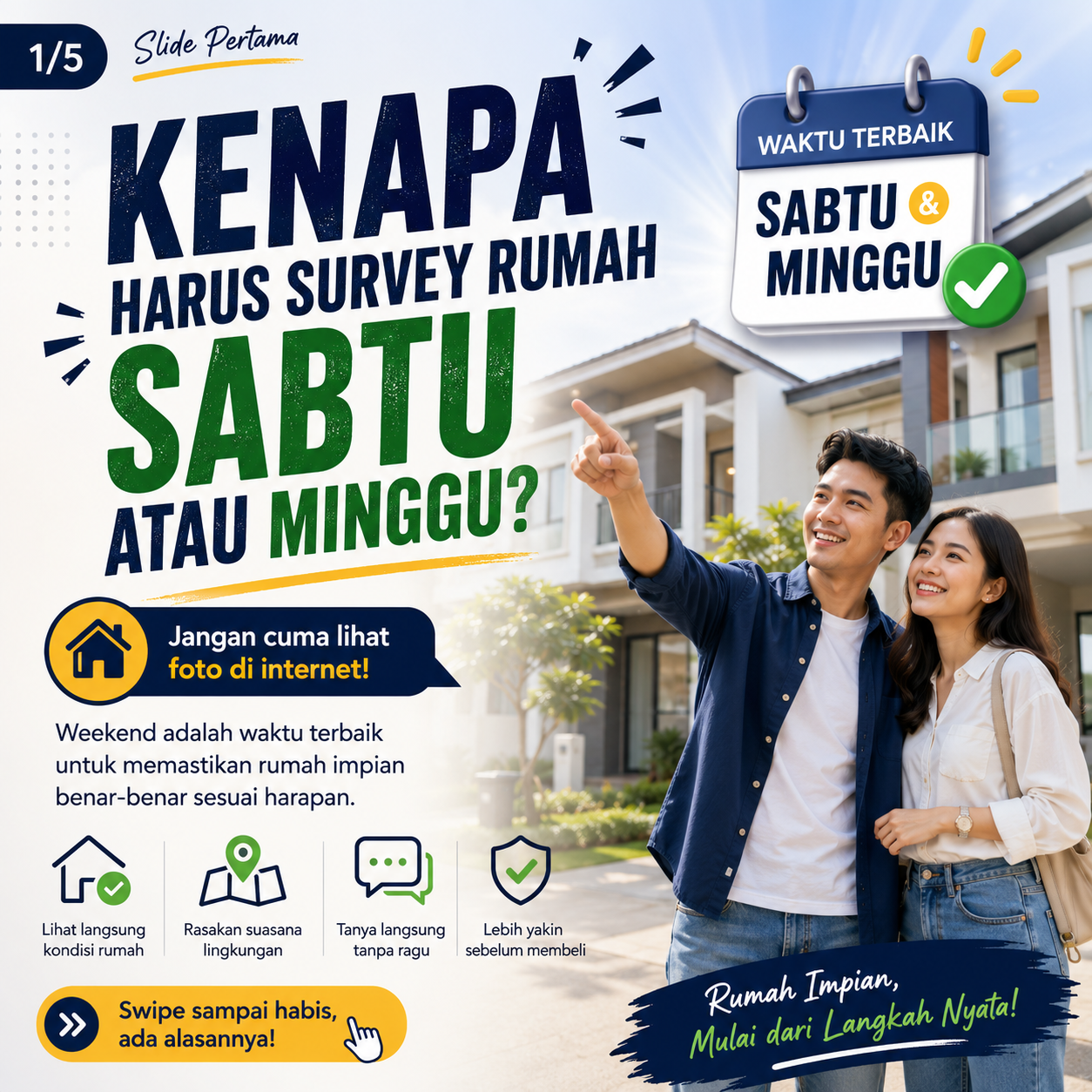 Kenapa Harus Survey Rumah Sabtu atau Minggu? 1 Kenapa Harus Survey Rumah Sabtu atau Minggu?