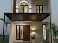 Jual Rumah 2 Lantai di Bogor Griya Sentosa Kalisuren Desain Modern Bergaya Eropa Klasik